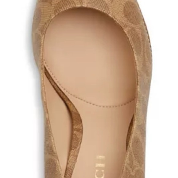 Coach Brown Patterned Heels - Picture 3 of 4